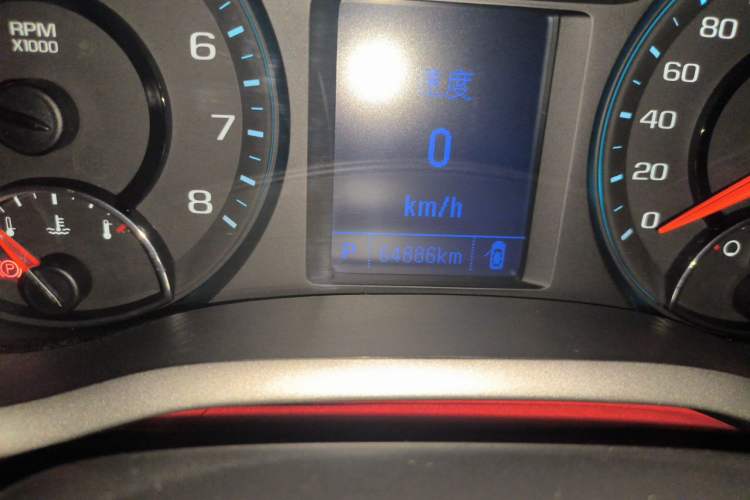 Used Chevrolet Malibu 2018 530T Automatic Fashion Edition Odometer Close Up