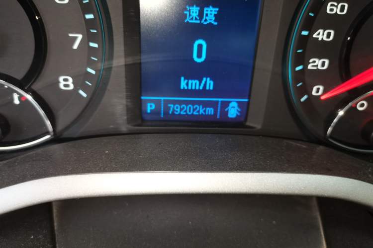 Used Chevrolet Malibu 2018 530T Automatic Fashion Edition Odometer Close Up