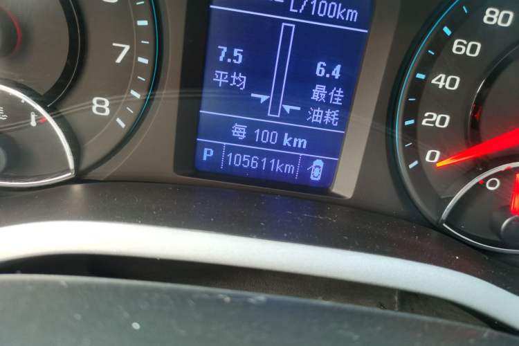 Used Chevrolet Malibu 2018 530T Automatic Luxury Edition Odometer Close Up