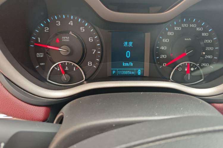 Used Chevrolet Malibu 2018 530T Automatic Fashion Edition Odometer Close Up