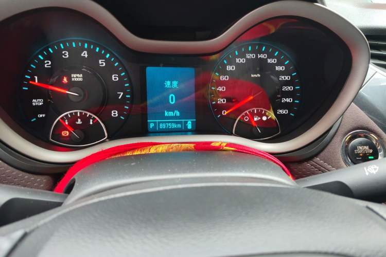 Used Chevrolet Malibu 2018 530T Automatic Luxury Edition Odometer Close Up