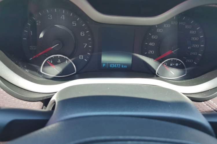 Used Chevrolet Malibu 2018 530T Automatic Luxury Edition Odometer Close Up