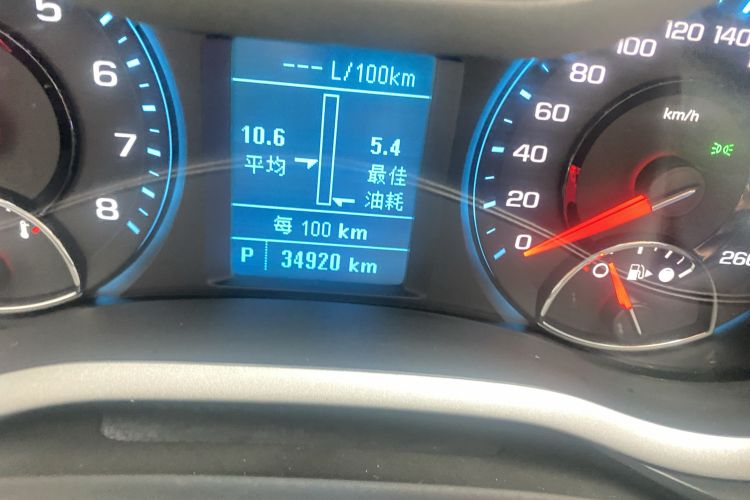 Used Chevrolet Malibu 2018 530T Automatic Luxury Edition Odometer Close Up