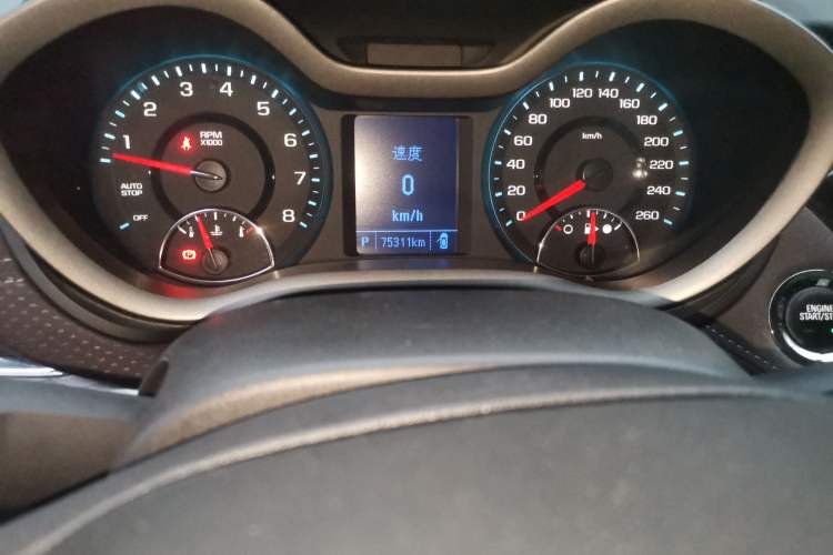 Used Chevrolet Malibu 2018 530T Automatic Fashion Edition Odometer Close Up