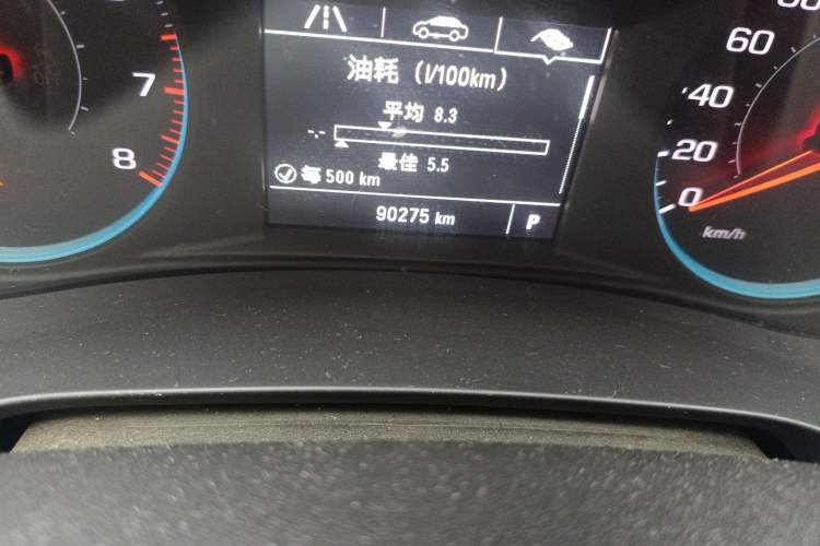 Used Chevrolet Malibu XL 2016 1.5T Dual-Clutch Ruichi Edition Odometer Close Up