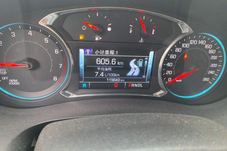 Used Chevrolet Malibu XL 2016 1.5T Dual-Clutch Ruibao Edition Odometer Close Up