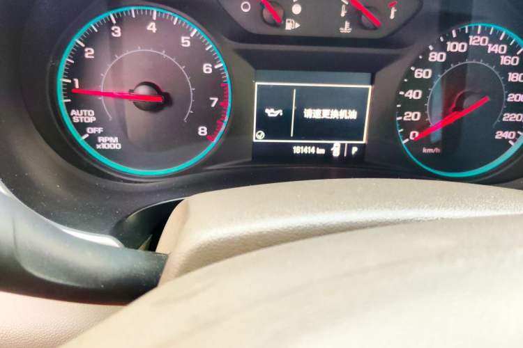 Used Chevrolet Malibu XL 2016 1.5T Dual-Clutch Enjoyment Edition Odometer Close Up