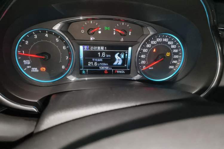 Used Chevrolet Malibu XL 2016 1.5T Dual-Clutch RuiShang Edition Odometer Close Up