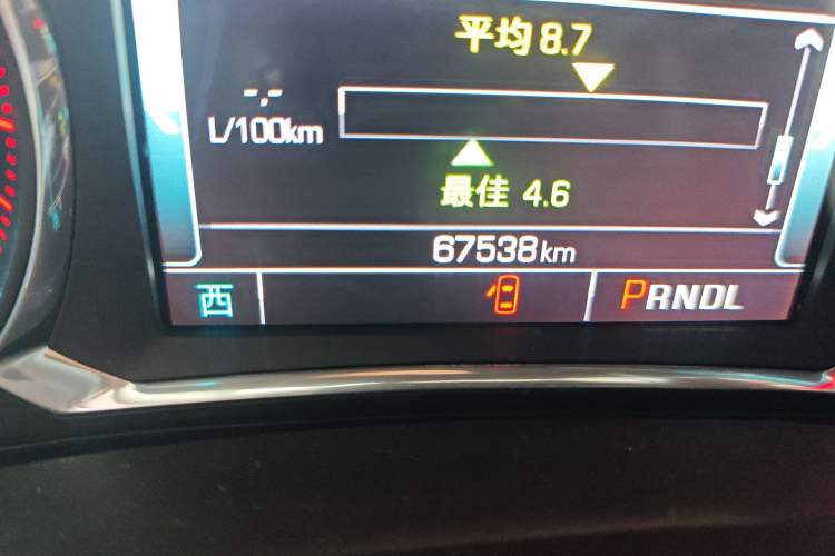 Used Chevrolet Malibu XL 2016 1.5T Dual-Clutch RuiShang Edition Odometer Close Up