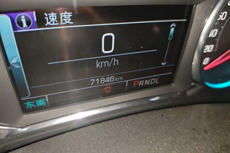 Used Chevrolet Malibu XL 2016 1.5T Dual-Clutch Ruibao Edition Odometer Close Up