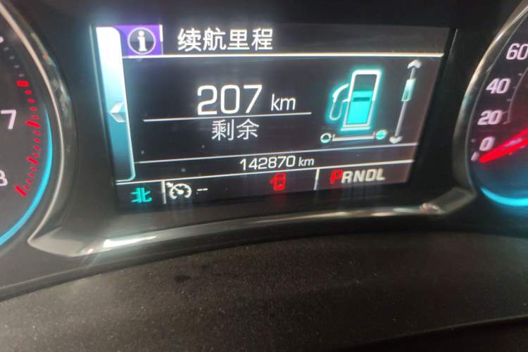 Used Chevrolet Malibu XL 2016 1.5T Dual-Clutch Ruibao Edition Odometer Close Up