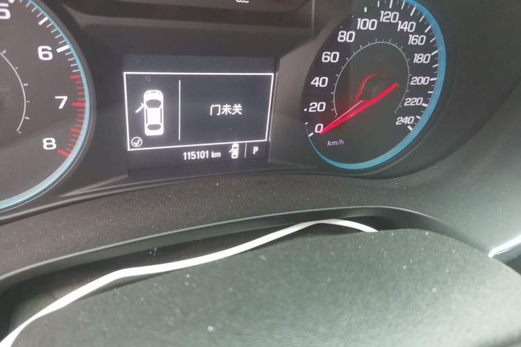 Used Chevrolet Malibu XL 2017 1.5T Automatic RuiShang Edition Odometer Close Up