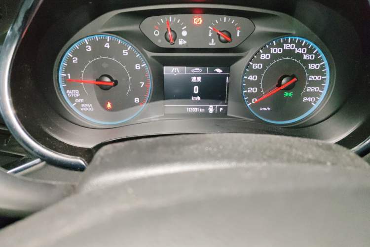 Used Chevrolet Malibu XL 2017 1.5T Automatic Ruichi Edition Odometer Close Up
