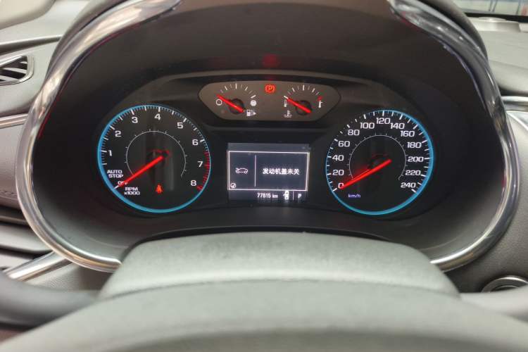 Used Chevrolet Malibu XL 2017 1.5T Automatic Ruichi Edition Odometer Close Up