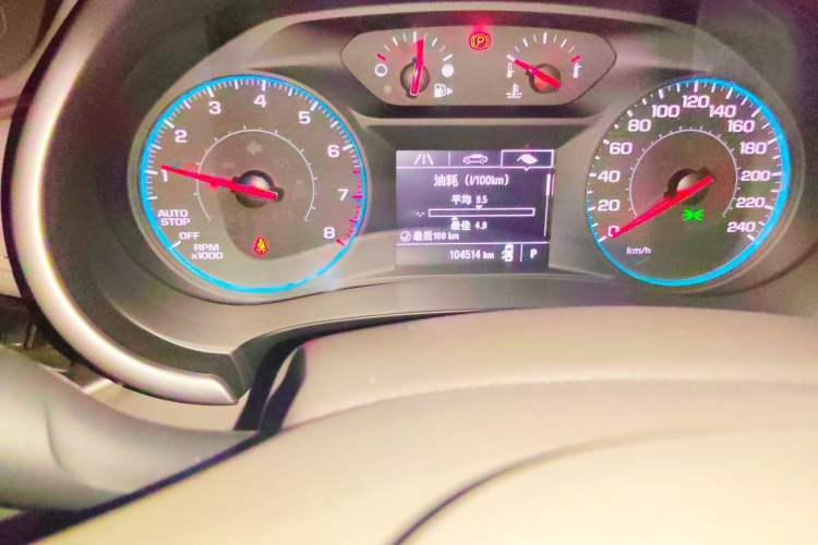 Used Chevrolet Malibu XL 2017 1.5T Automatic Enjoyment Edition Odometer Close Up