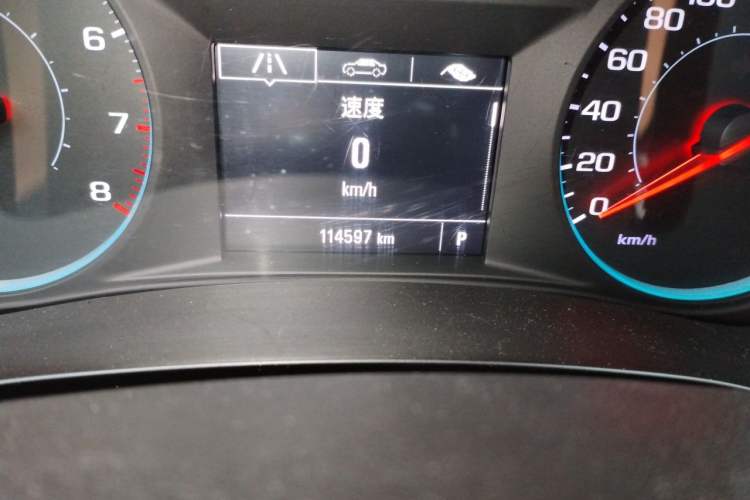 Used Chevrolet Malibu XL 2017 1.5T Automatic Ruichi Edition Odometer Close Up