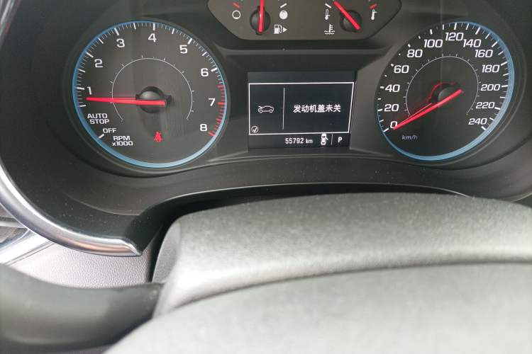 Used Chevrolet Malibu XL 2017 1.5T Automatic Ruichi Edition Odometer Close Up