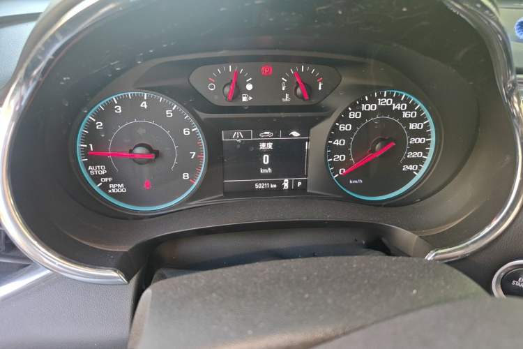 Used Chevrolet Malibu XL 2017 1.5T Automatic Ruichi Edition Odometer Close Up