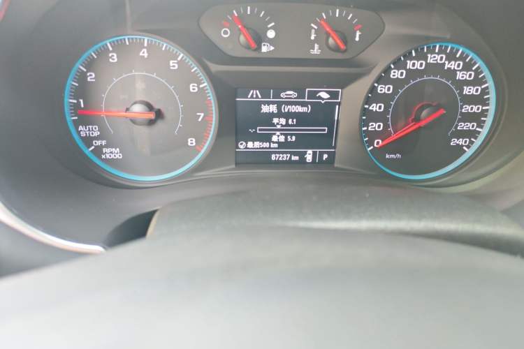 Used Chevrolet Malibu XL 2017 1.5T Automatic Ruichi Edition Odometer Close Up