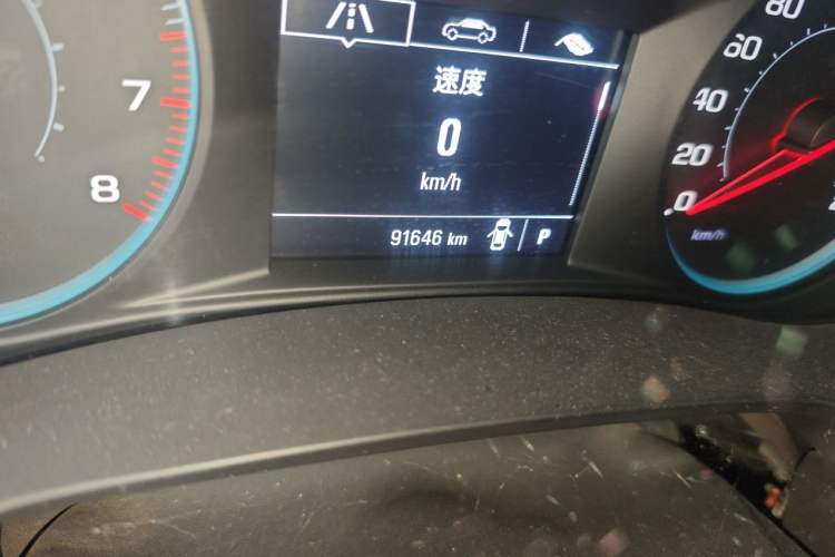 Used Chevrolet Malibu XL 2017 1.5T Automatic Ruichi Edition Odometer Close Up