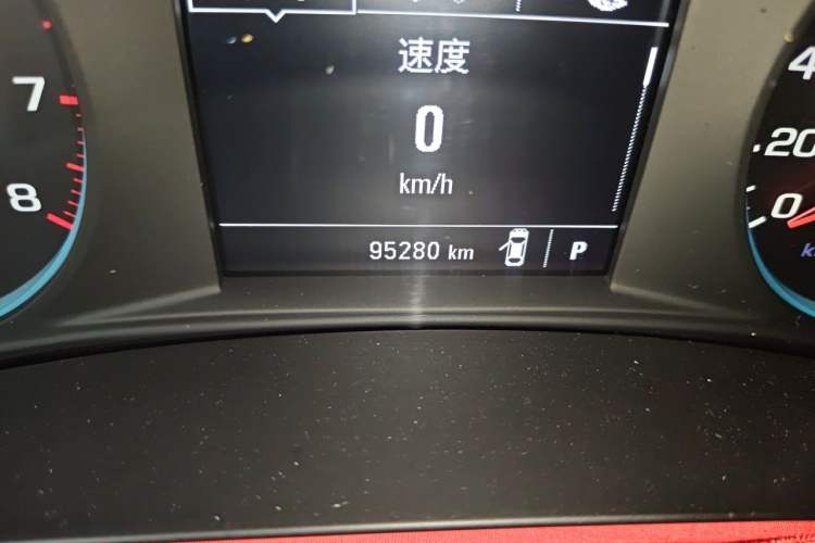 Used Chevrolet Malibu XL 2017 1.5T Automatic Ruichi Edition Odometer Close Up