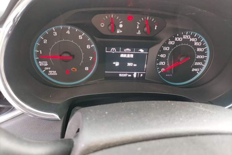 Used Chevrolet Malibu XL 2017 1.5T Automatic Ruichi Edition Odometer Close Up