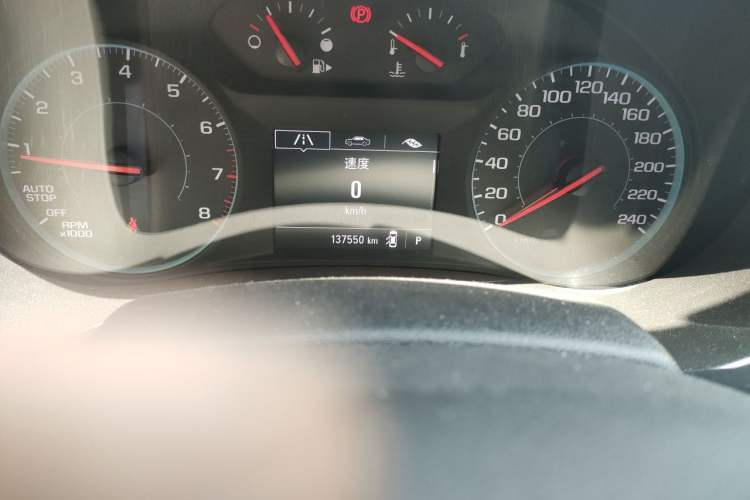 Used Chevrolet Malibu XL 2017 1.5T Automatic Ruichi Edition Odometer Close Up