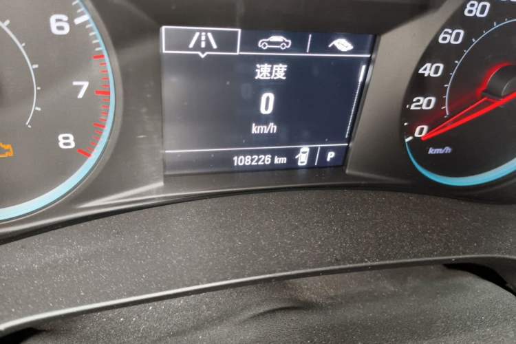 Used Chevrolet Malibu XL 2017 1.5T Automatic Ruichi Edition Odometer Close Up