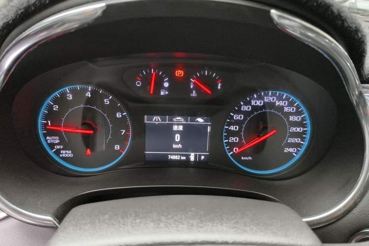 Used Chevrolet Malibu XL 2017 1.5T Automatic Ruichi Edition Odometer Close Up
