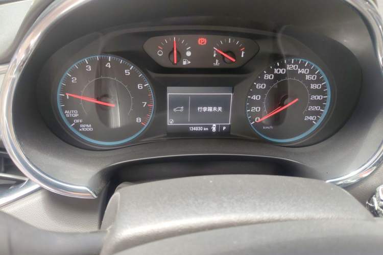 Used Chevrolet Malibu XL 2017 1.5T Automatic Ruichi Edition Odometer Close Up