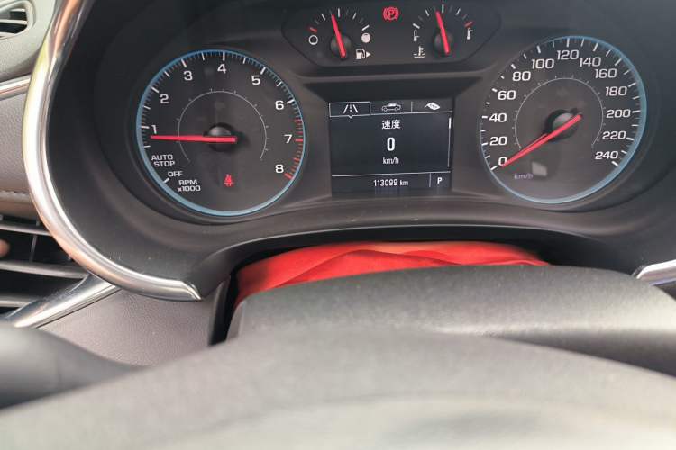 Used Chevrolet Malibu XL 2018 530T Automatic RuiChi Edition Odometer Close Up