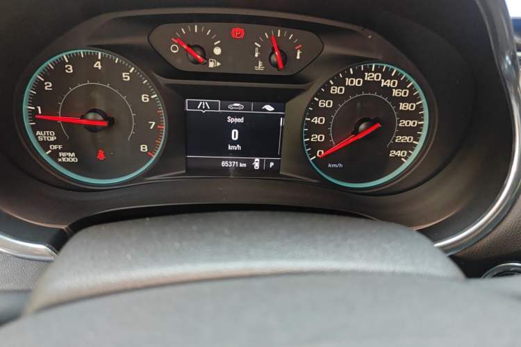Used Chevrolet Malibu XL 2018 530T Automatic RuiChi Edition Odometer Close Up