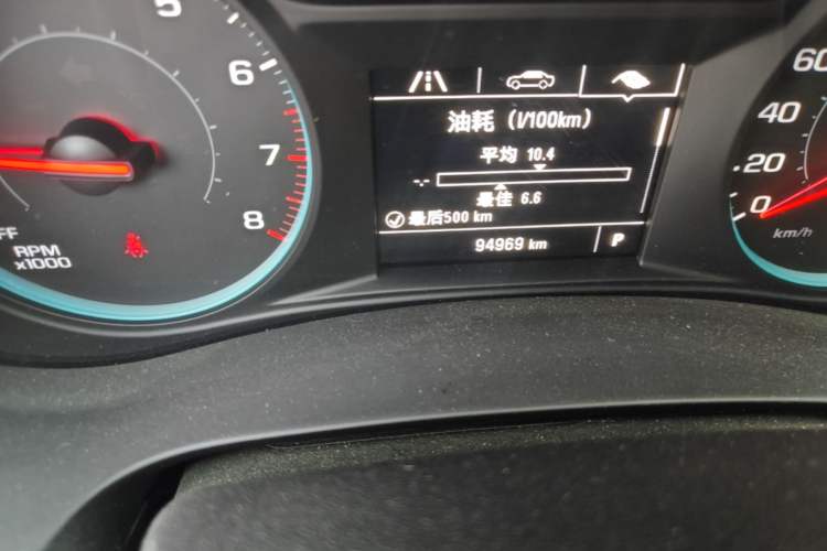Used Chevrolet Malibu XL 2018 530T Automatic RuiChi Edition Odometer Close Up