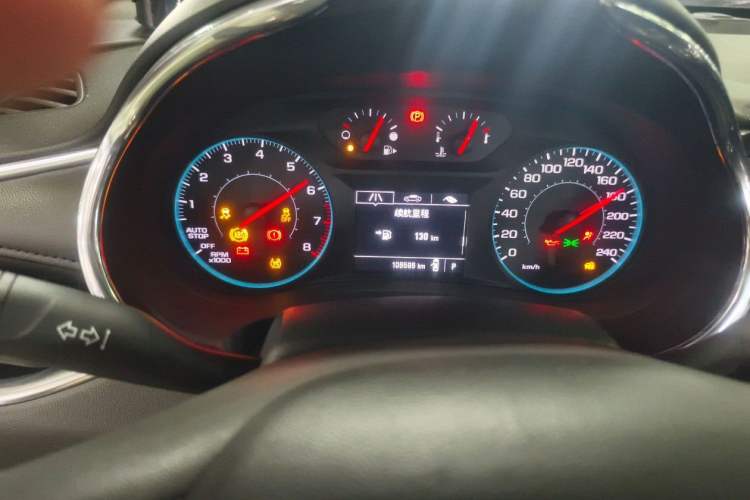 Used Chevrolet Malibu XL 2018 530T Automatic RuiChi Edition Odometer Close Up
