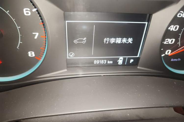 Used Chevrolet Malibu XL 2018 530T Automatic RuiChi Edition Odometer Close Up