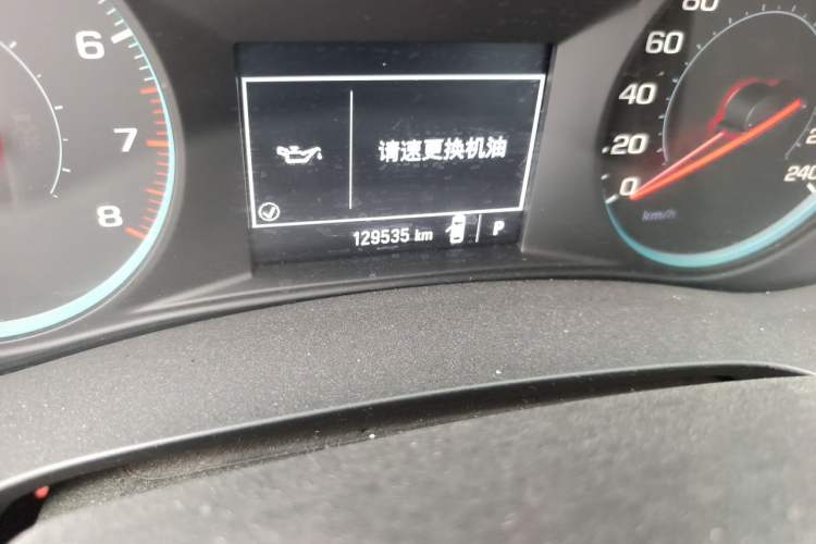 Used Chevrolet Malibu XL 2018 530T Automatic RuiChi Edition Odometer Close Up