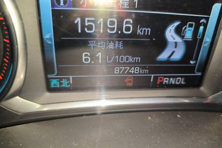 Used Chevrolet Malibu XL 2018 530T Automatic Ruiyi Edition Odometer Close Up