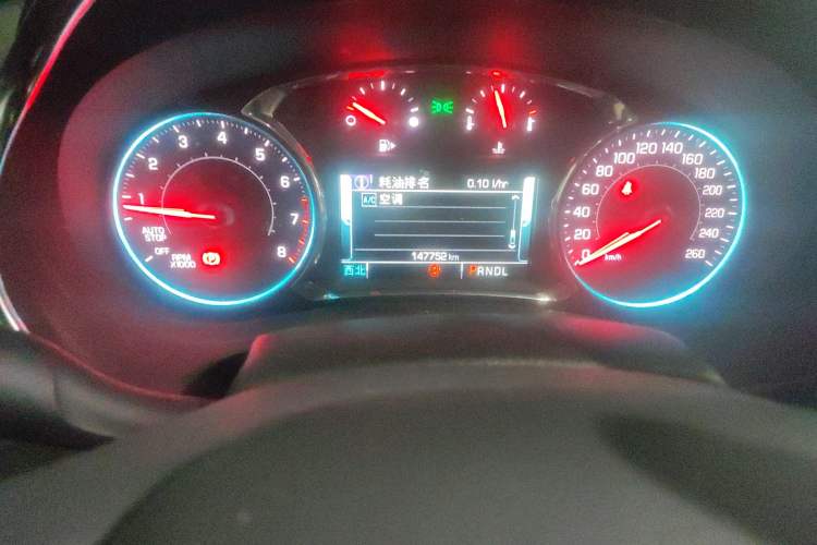 Used Chevrolet Malibu XL 2018 530T Automatic Ruiyi Edition Odometer Close Up