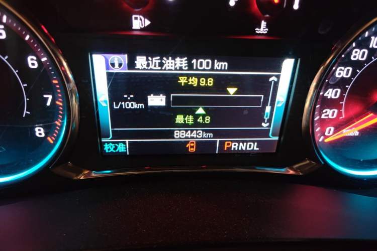 Used Chevrolet Malibu XL 2018 530T Automatic Ruiyi Edition Odometer Close Up