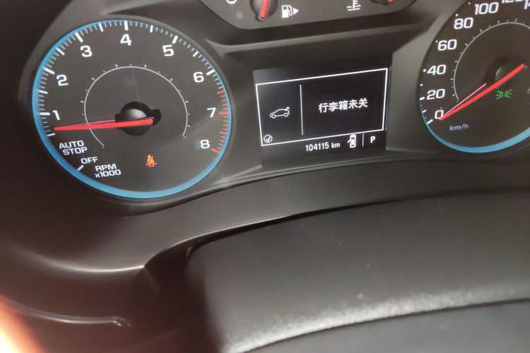 Used Chevrolet Malibu XL 2018 530T Automatic RuiChi Edition Odometer Close Up