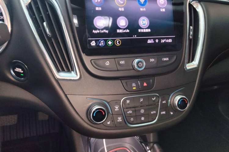 Used Chevrolet Malibu XL 2019 Redline 550T Automatic Sport Edition Audio And AC Panel
