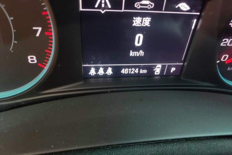 Used Chevrolet Malibu XL 2019 535T CVT Active Version Odometer Close Up
