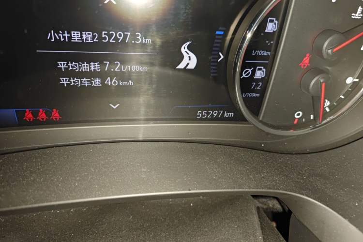 Used Chevrolet Malibu XL 2019 Redline 550T Automatic Smart Edition Odometer Close Up