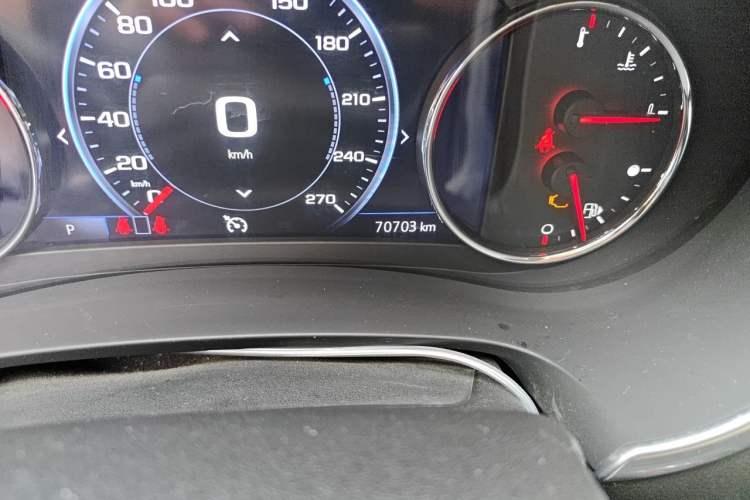 Used Chevrolet Malibu XL 2019 Redline 550T Automatic RuiLian Edition Odometer Close Up
