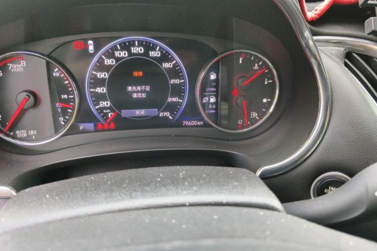 Used Chevrolet Malibu XL 2019 Redline 550T Automatic RuiLian Edition Odometer Close Up