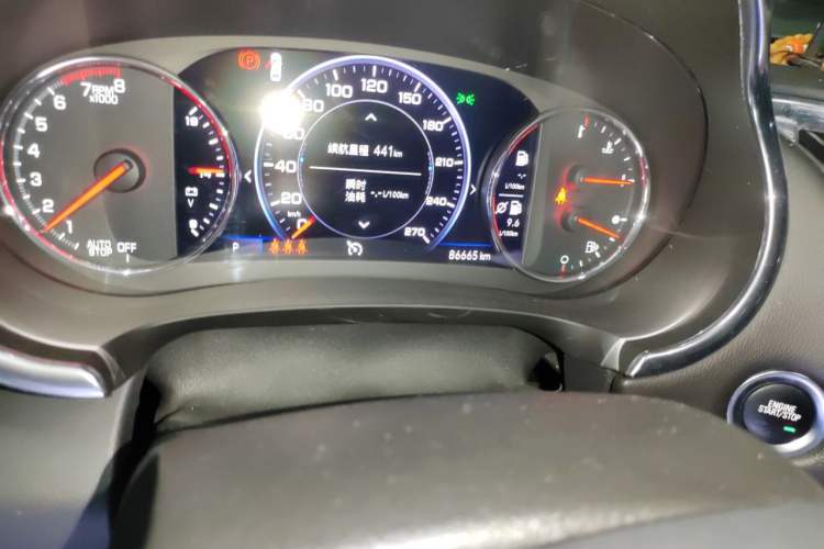 Used Chevrolet Malibu XL 2019 Redline 550T Automatic RuiLian Edition Odometer Close Up