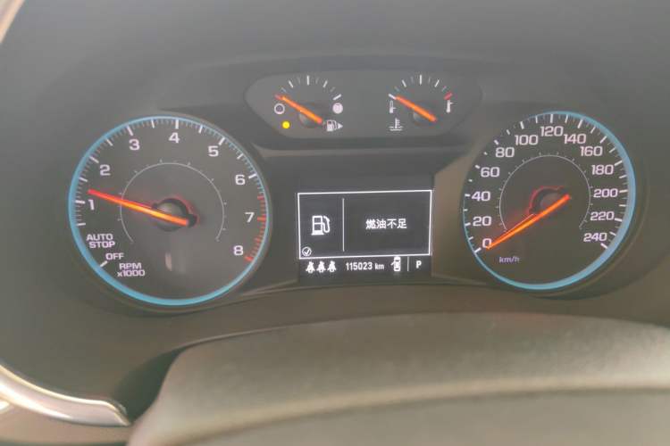 Used Chevrolet Malibu XL 2019 535T CVT Active Version Odometer Close Up