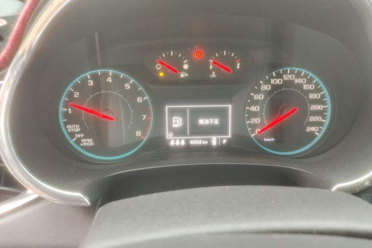 Used Chevrolet Malibu XL 2019 Redline 550T Automatic RuiLian Edition Odometer Close Up