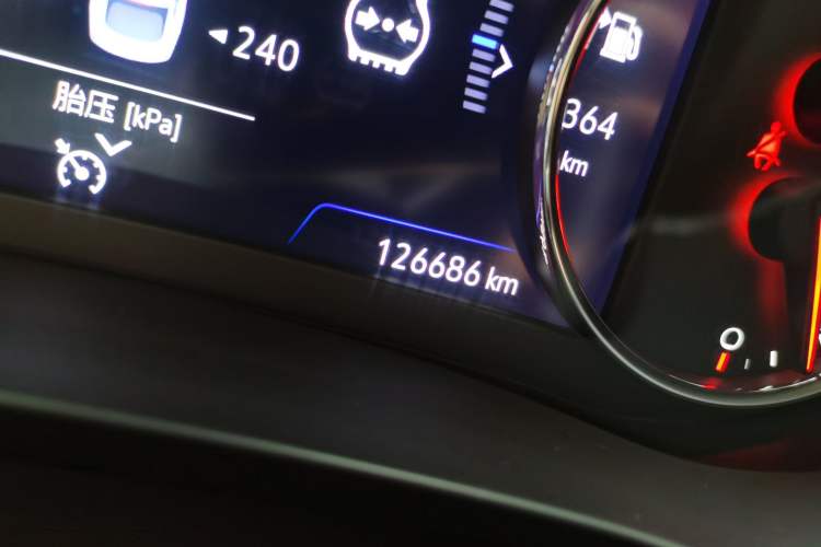 Used Chevrolet Malibu XL 2019 535T CVT RuiLian Edition Odometer Close Up