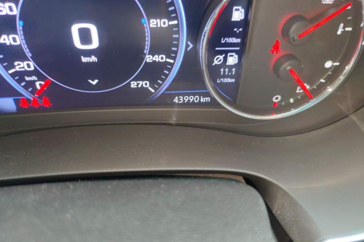 Used Chevrolet Malibu XL 2019 Redline 550T Automatic RuiLian Edition Odometer Close Up